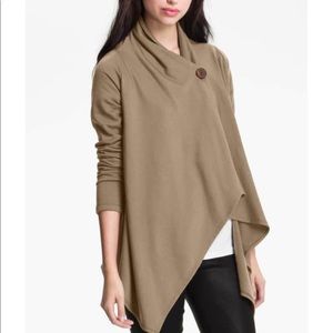 Bobeau one button fleece wraps